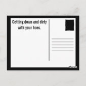 grap tuinslangen briefkaart (Achterkant)