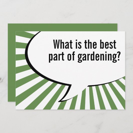 grap tuinslangen kaart (Voorkant / Achterkant)