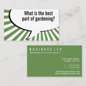 grap tuinslangen visitekaartje (Voorkant / Achterkant)