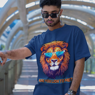 Grap van Lion Art: "Ben jij een leeuw voor mij? Gr T-shirt