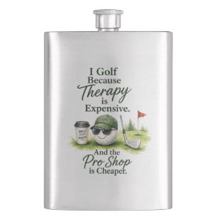 Grap voor golfer huisdecoratie flacon