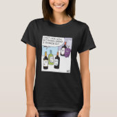 Grape and wine dating t-shirt (Voorkant)