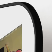 Grape Break-Up Funny Food, Wine & Marriage Comic Pickleball Paddle (Links Detail)