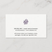 Grape Bunch | Wijnvaartuigen Visitekaartje (Achterkant)