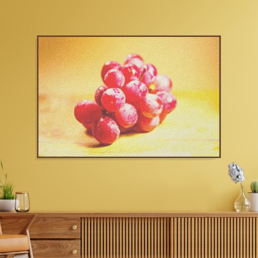 "Grape" Cute Photo. Bestel nu Canvas Afdruk (Insitu (Woonkamer))