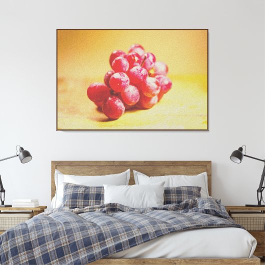 "Grape" Cute Photo. Bestel nu Canvas Afdruk (Insitu (Slaapkamer))