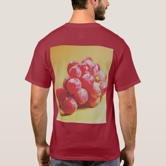 "Grape" Cute Photo. Bestel nu T-shirt (Achterkant)