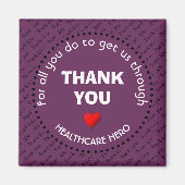 Grape DANK JE Healthcare Hero Magneet (Voorkant)