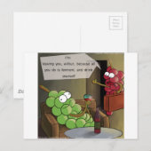 Grape Divorces Funny Briefkaart (Voorkant / Achterkant)