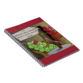 Grape Divorces Funny Notitieboek (Rechterzijde)