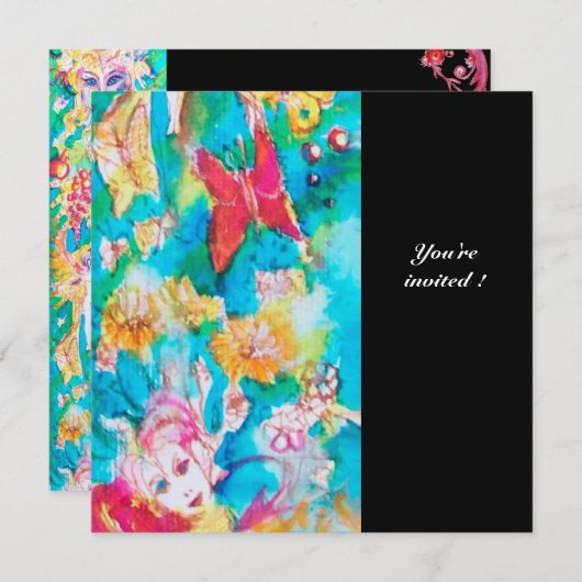 GRAPE FAIRY TALE 2 zwart Kaart (Voorkant / Achterkant)