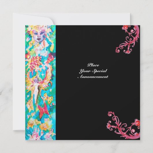 GRAPE FAIRY TALE 2 zwart Kaart (Achterkant)