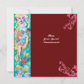 GRAPE FAIRY TALE Colorful Fantasy Kaart (Achterkant)