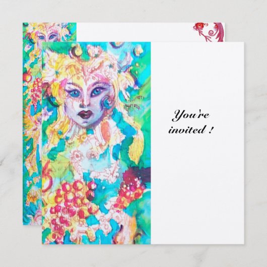 GRAPE FAIRY TALE metallic champagne Kaart (Voorkant / Achterkant)