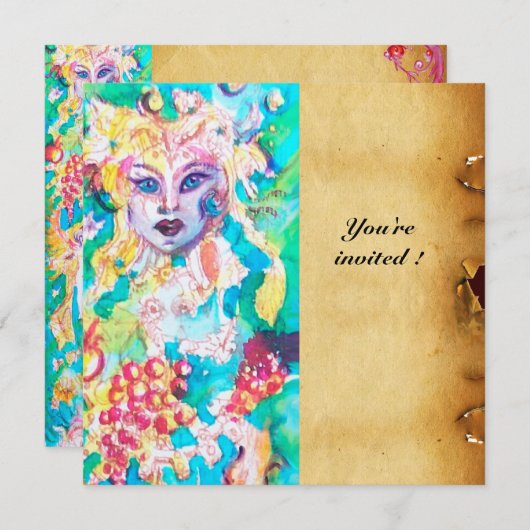 GRAPE FAIRY TALE parchment Kaart (Voorkant / Achterkant)