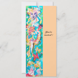 GRAPE FAIRY TALE roze blauwe fucsia white Kaart