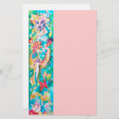 GRAPE FAIRY TALE, roze Briefpapier (Voorkant / Achterkant)