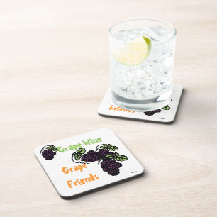 Grape Friends Bier Onderzetter