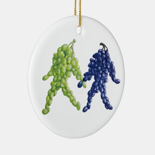 Grape Friends Keramisch Ornament (Rechts)