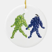 Grape Friends Keramisch Ornament (Achterkant)