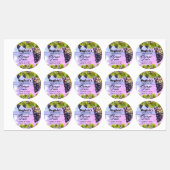 Grape Fruit Canning Jam Jar Labels (Vel)