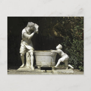 Grape Harvest Fountain Briefkaart