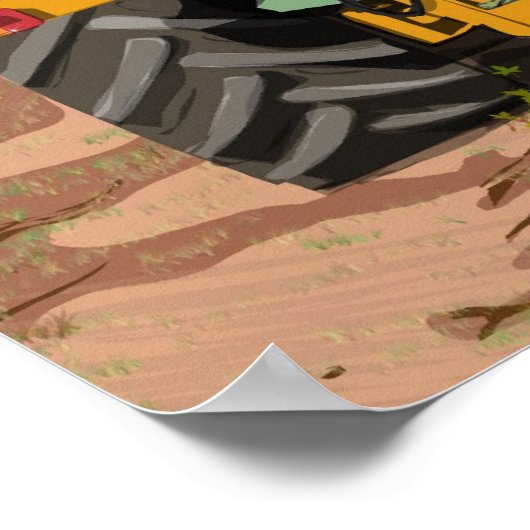 Grape Harvester Poster (Hoek)