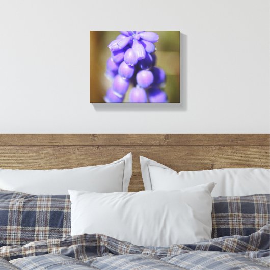 Grape Hyacinth Canvas Afdruk (Insitu (Slaapkamer))