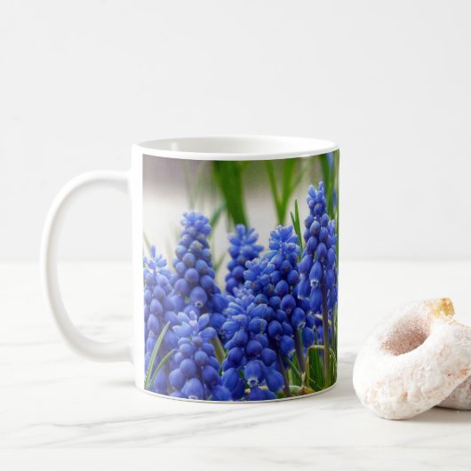 Grape Hyacinth Koffiemok (Met donut)