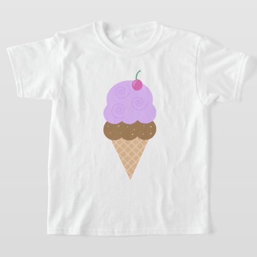 Grape Ice Cream Cone T-shirt (Laagn)