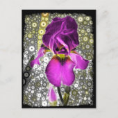 Grape Iris Briefkaart (Voorkant)
