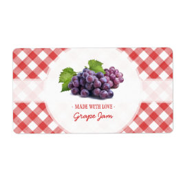 Grape Jam Jelly label
