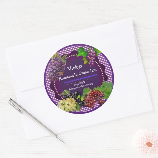 Grape Jam Label Personaliseren (Envelop)