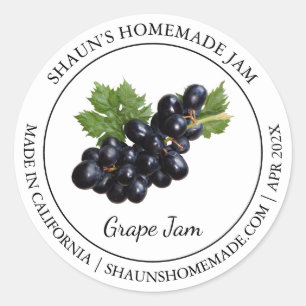 Grape Jam Modern label