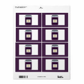 Grape Jelly Jar Label (Full Sheet)