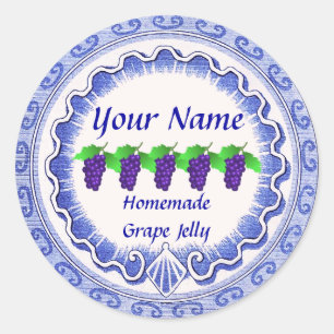Grape Jelly Personaliseren Ronde Sticker