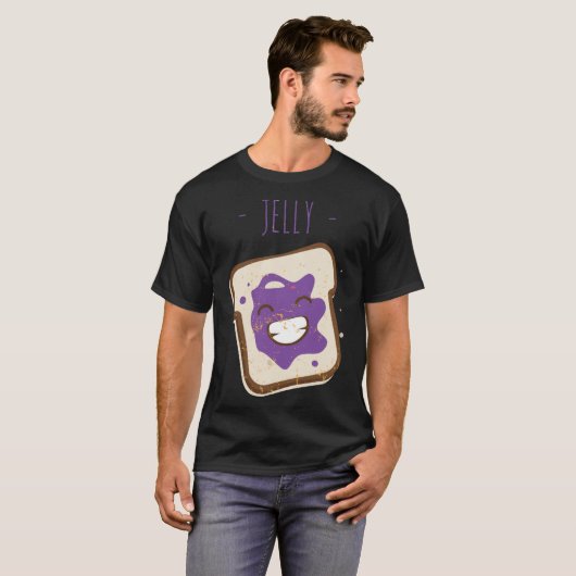 Grape Jelly Sandwich Spread Essential T-Shirt (Voorkant volledig)