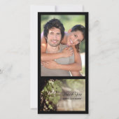 Grape Leaves Vineyard Wedding Bedankt (Voorkant)
