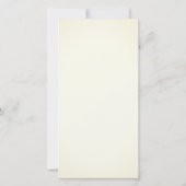 Grape Leaves Vineyard Wedding Bedankt (Achterkant)