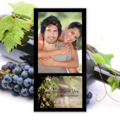 Grape Leaves Vineyard Wedding Bedankt