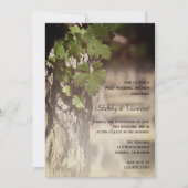 Grape Leaves Vineyard Winery Post-huwelijksbrunch Kaart (Voorkant)