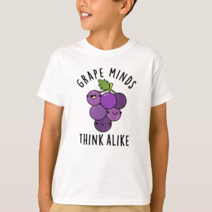 Grape Minds denken aan grappige fruitpun T-shirt