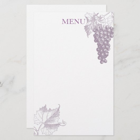 Grape Motifs (Voorkant / Achterkant)