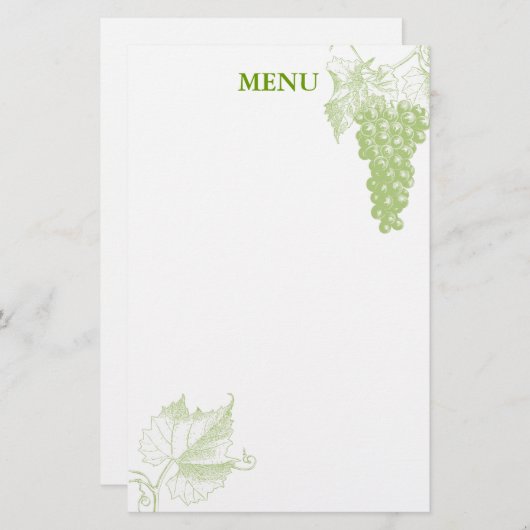 Grape Motifs (Voorkant / Achterkant)