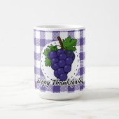 Grape op Violet Pset - Happy Thanksgiving Koffiemok (Center)