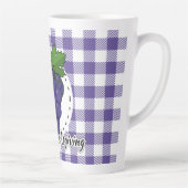 Grape op Violet Pset - Happy Thanksgiving Latte Mok (Rechts)