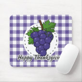 Grape op Violet Pset - Happy Thanksgiving Muismat (Met muis)