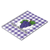 Grape op Violet Pset - Happy Thanksgiving Notitieboek (Linkerzijde)