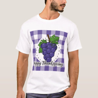 Grape op Violet Pset - Happy Thanksgiving T-shirt
