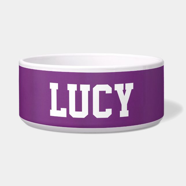 "Grape Paars" Dog Bowl Voerbakje (Voorkant)
